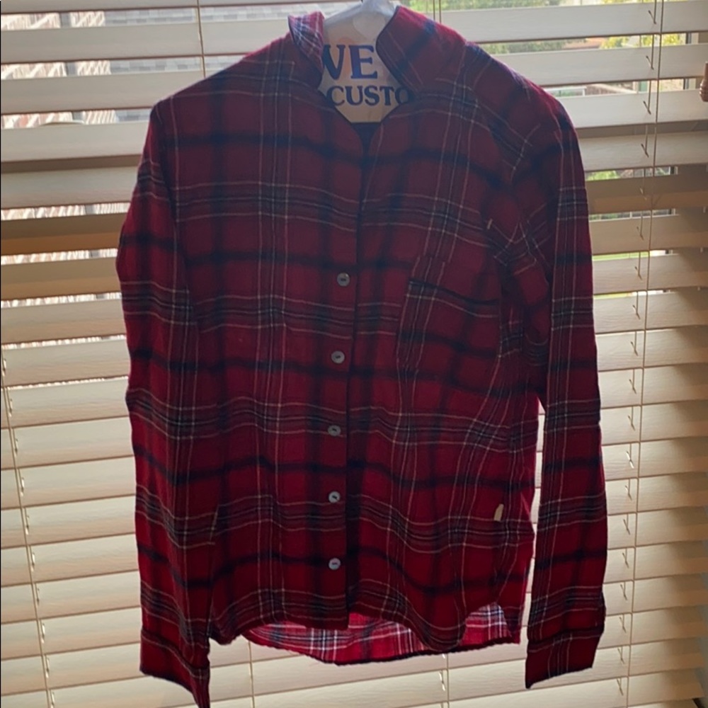 Plaid Christmas PJ Top
